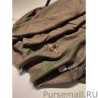 Replica Small houndstooth cashmere scarf Coffee
