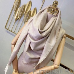 1:1 Mirror Wool GG jacquard Double-sided square Scarf Beige