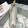 UK Logo Pearl Handle Bag AS0584 White