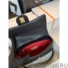 Copy Medallion Bag With Grained Calfskin AS2528 Black