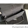 Replicas Medium Classic Caviar Flap Bag A1112 Gray Siliver / Gold Hardware