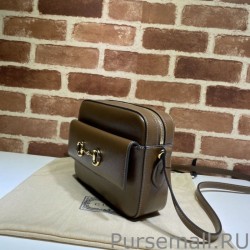 Designer Horsebit 1955 Small Shoulder Bag 45454 Coffee