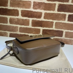 Designer Horsebit 1955 Small Shoulder Bag 45454 Coffee