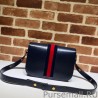 High Quality 1955 Horsebit Small Shoulder Bag 602204 Dark Blue