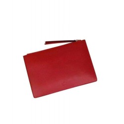 Copy Tian Garden Leather Pouch 424900 Red