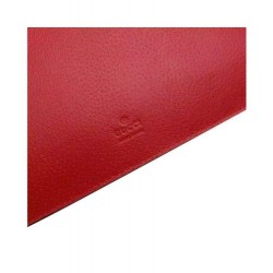 Copy Tian Garden Leather Pouch 424900 Red