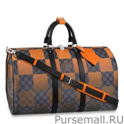 Knockoff Keepall Bandouliere 50 Damier Graphite Giant N40420