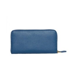 Replicas Prada Zippy Wallet 1ML506 Blue