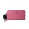 Copy Prada Zippy Wallet 1ML506 Pink