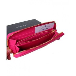 Wholesale Prada Zippy Wallet 1ML506 Red