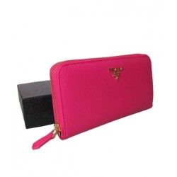 Wholesale Prada Zippy Wallet 1ML506 Red