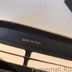 Luxury A50071 Timeless CC Zippered Wallet Black