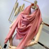 UK Wool GG jacquard Double-sided square Scarf Pink