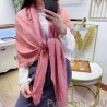 UK Wool GG jacquard Double-sided square Scarf Pink