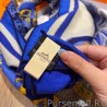 High Quality Hermes Cashmere Silk square Shawl 140 Blue