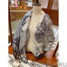 Replicas Hermes Cashmere Silk square Shawl 140 Blue