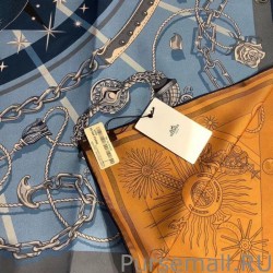 Fashion Hermes double-sided Silk Square Scarf 90cm
