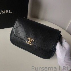 High Mini Flap Bag Black