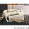 Replicas Mini Flap Bag Metallic bag AS3103 White