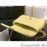 Replicas Mini Flap Bag Metallic bag AS3103 Yellow