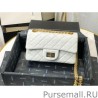 Designer Mini Reissue 2.55 Graffiti Croc Embossed Flap Bag White