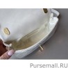 7 Star New Mini Crystal Pearls Chain Bag AS2210 White