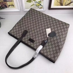 Wholesale GG Supreme Canvas Tote Bag 211137 Black