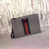 UK GG Supreme Men Clutch Bag 433665