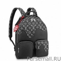UK Multipocket Backpack In Monogram Denim Leather M45973