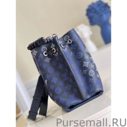 Top Quality Muria Bag In Blue Mahina Leather M59554