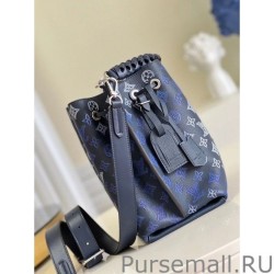 Top Quality Muria Bag In Blue Mahina Leather M59554