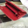 Cheap Boy A80286 Caviar Leather Long Wallet Red