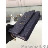 UK CC Filigree Wallet On Chain Blue