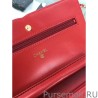 Knockoff CC Filigree Wallet On Chain Red