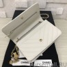 UK Classic Flap Charms Wallet Woc A33814 White