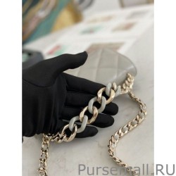 High Flap Chain Wallet A81171 Gray