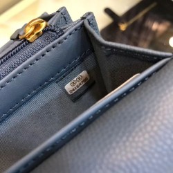 Replica Long Wallet Caviar Leather A31506 Blue