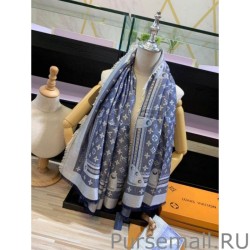 Cheap Studdy Denim Monogram Shawl 140 M73698