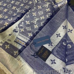 Cheap Studdy Denim Monogram Shawl 140 M73698