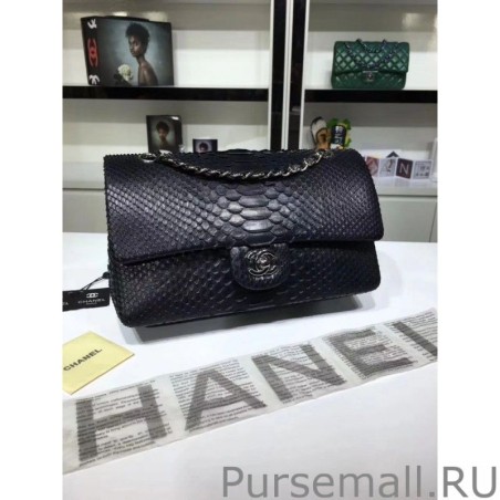 Replica Python Classic Flap Bag A1112 Black