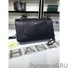 Replica Python Classic Flap Bag A1112 Black