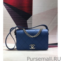 Wholesale Quilted Flap Bag AS0574 Blue