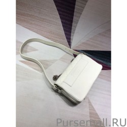 Top Quilted Flap Bag AS0574 White