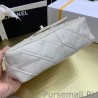 Copy Quilted With Pearl Bag AS1202 White