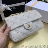 Copy Quilted With Pearl Bag AS1202 White