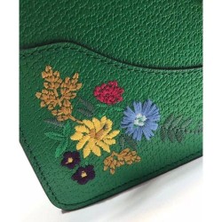 Replicas Embroidered small shoulder bag 499617 Green