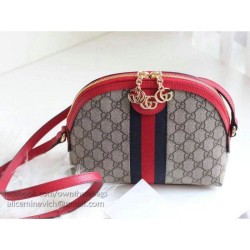 1:1 Mirror Ophidia GG Small Shoulder Bag 499621 Red