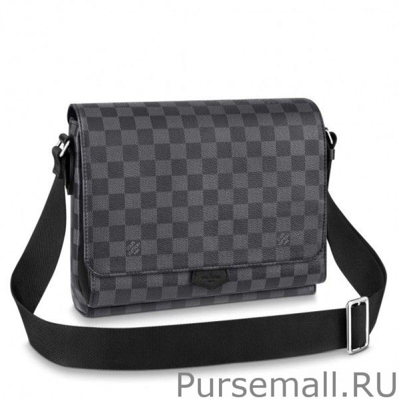 Designer New Flap Messenger Damier Graphite N40418