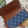 1:1 Mirror Jackie 1961 Chain Wallet 652681 Blue