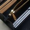 Fashion Zumi Grainy Leather Continental Wallet 573612 Black